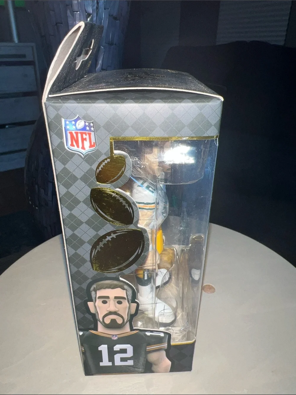 Aaron Rodgers Funko Gold – CHASE Edition – NFL Premium Vinyl – BNIB